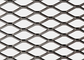 Security Black Expanded Metal Mesh , Smooth Faced Aluminum Expanded Mesh Sheet